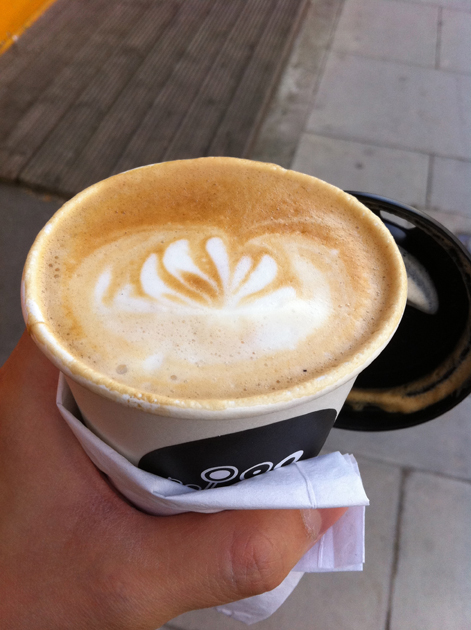 polka gelato flat white