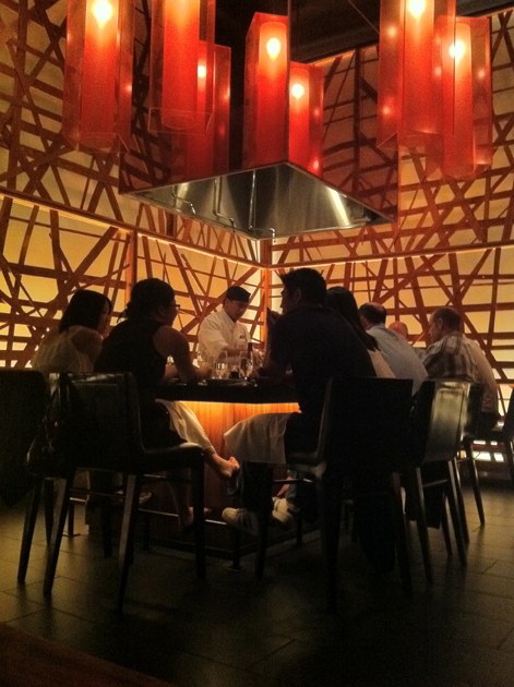 teppanyaki table at shibuya