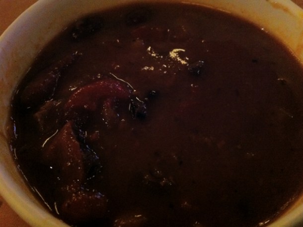 braised pinto beans at hill country new york