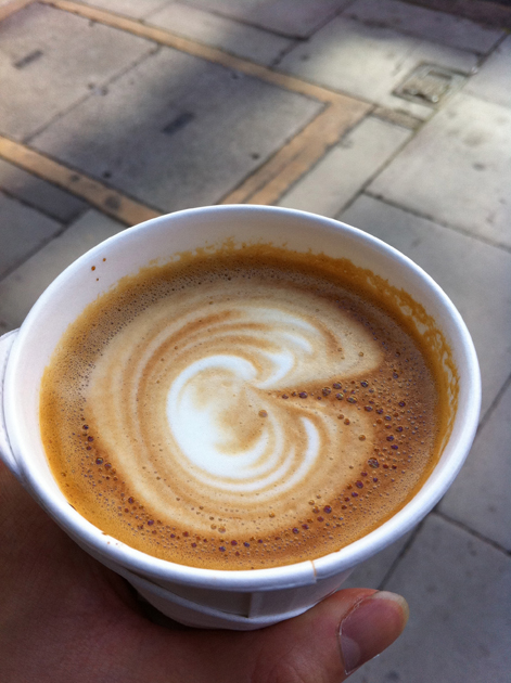 a flat white from st ali