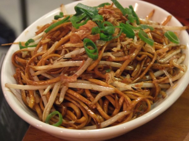 fried noodles at banana tree indochina kitchen wardour street