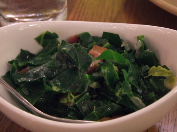 brussels sprouts and bacon at bread street kitchen