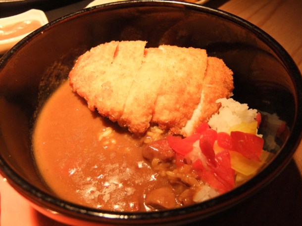 chicken katsu curry at Satsuma