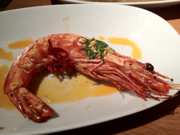 king prawns at fino