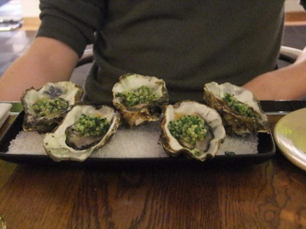 oysters at bread street kitchen