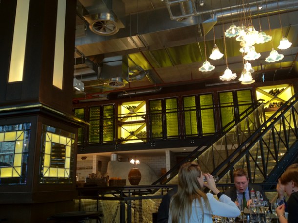the staircase at bread street kitchen