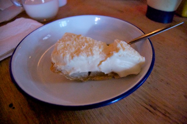 coconut cream pie at meatliqour