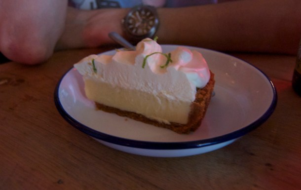 key lime pie at meatliqour