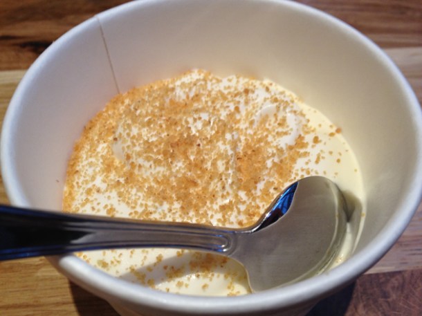 lime mousse at burger & lobster