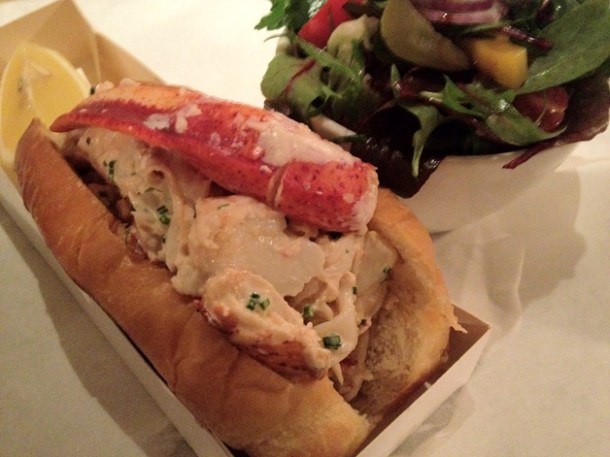 lobster roll at burger & lobster