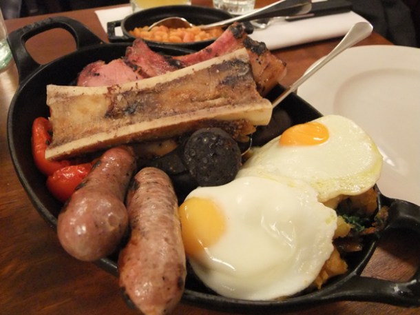 breakfast for two at hawksmoor guildhall city