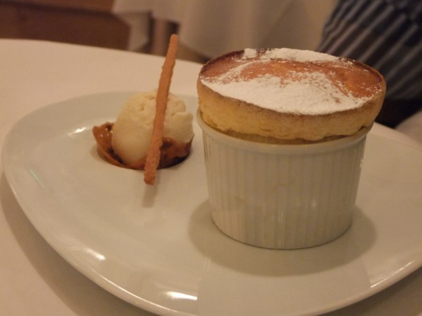pineapple souffle at morgan m