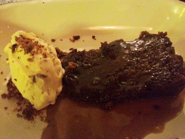 sticky toffee pudding at pitt cue soho