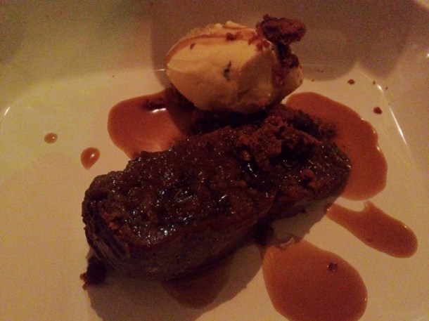 sticky toffee pudding at pittcue soho