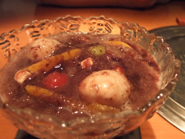 bean snowball dessert at asadal