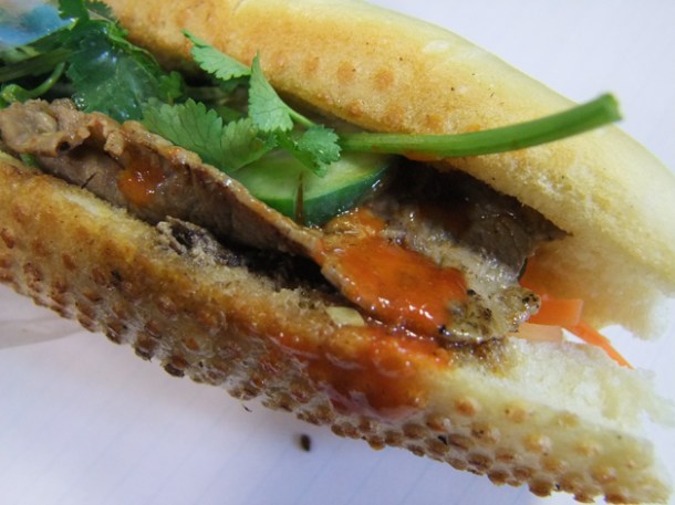 beef vietnamese sandwich at banh mi 11