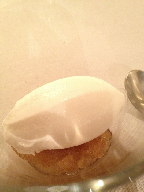 granita and ice cream at manairo