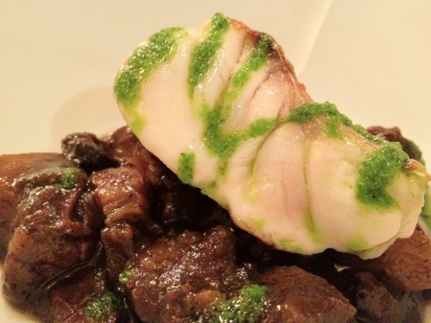 tilapia and beef at manairo