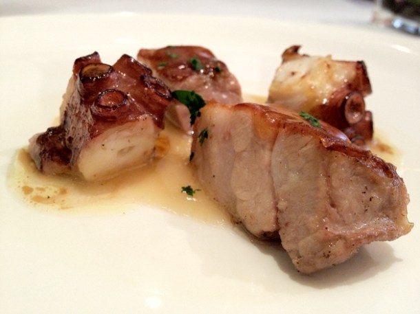 sous vide iberico pork at gelonch