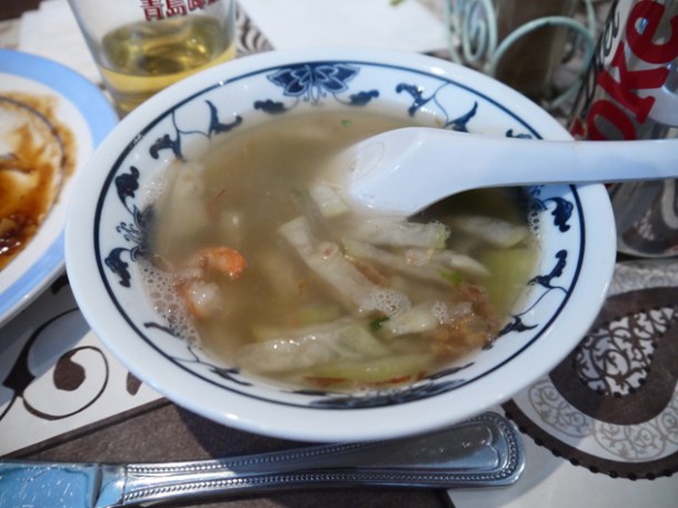 bottle gourd soup at mandalay