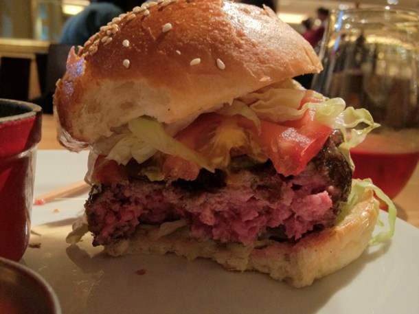 bar boulud yankee burger medium rare