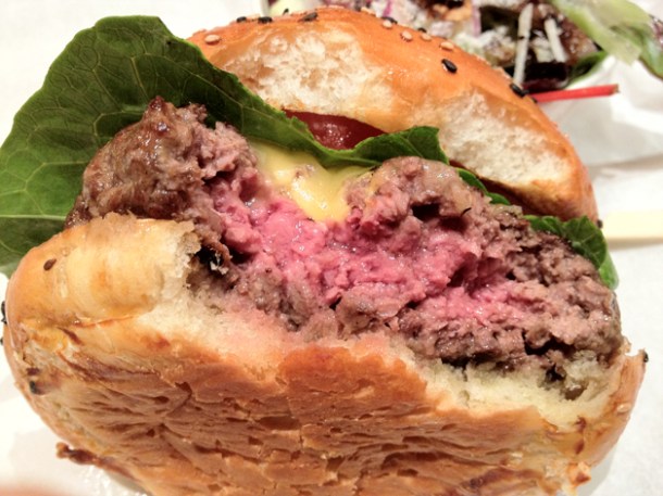 burger and lobster dean street medium rare burger