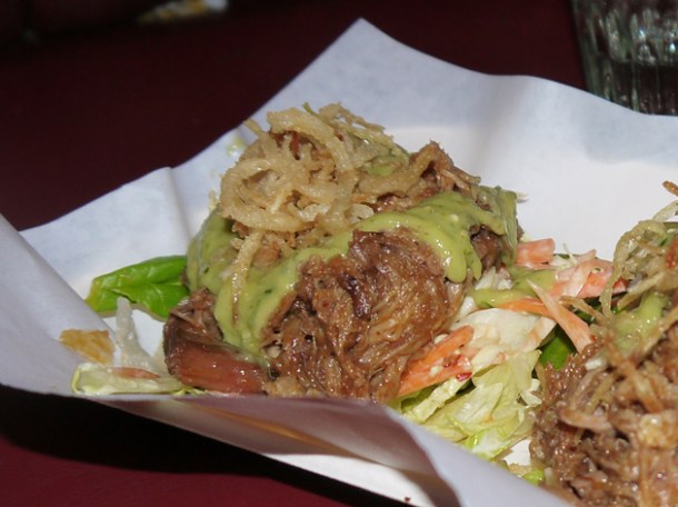braised pork cheek taco at death by burrito at catch