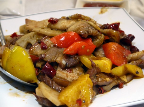 beef and lotus root at citystar taipei