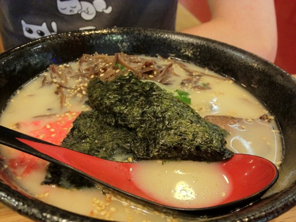 tonkotsu ramen at toku