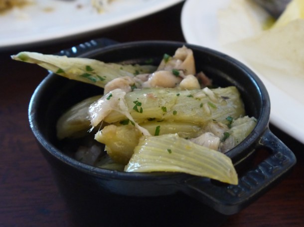 braised fennel and trotters at hawksmoor air street