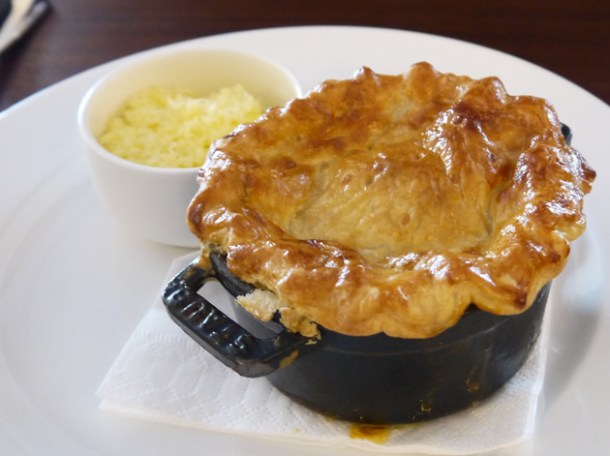 fish soup pie crust at hawksmoor air street