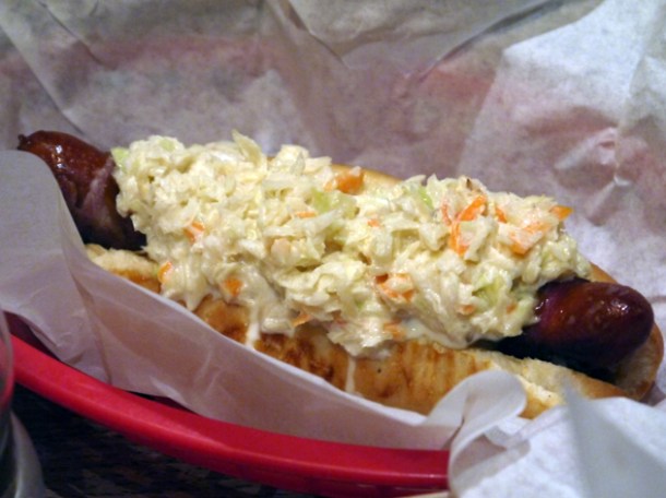 4th of july hot dog at bubbledogs