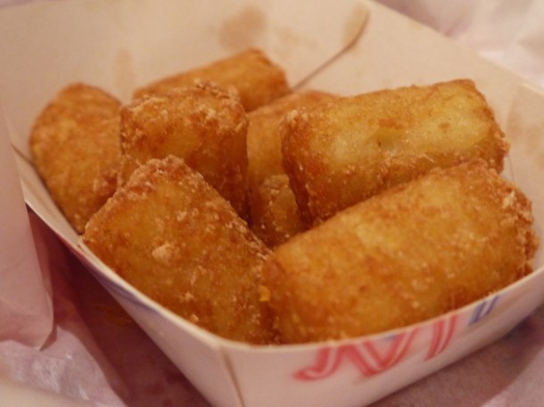 mini hash browns at bubbledogs