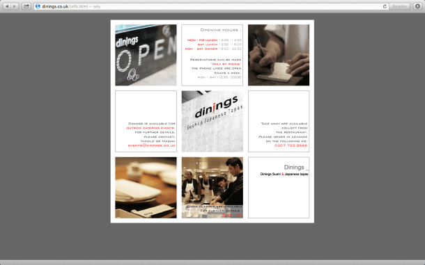 dinings restaurant website picture