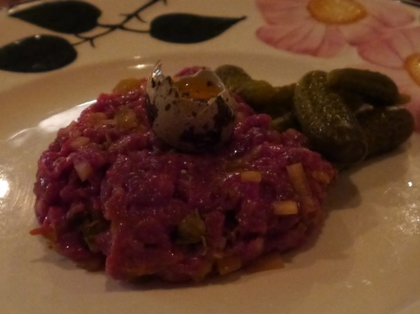 steak tartare at beard to tail