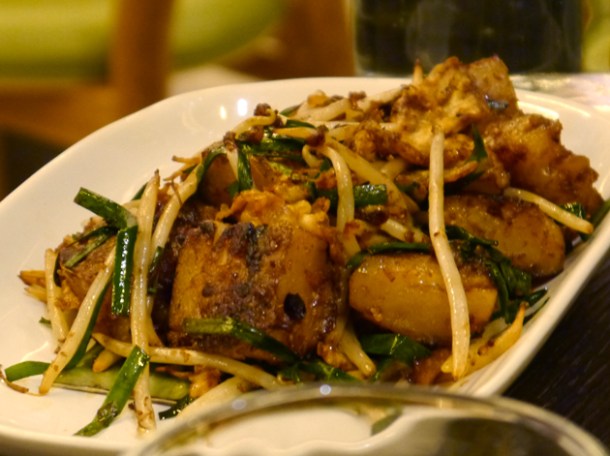 turnip cake at naamyaa cafe