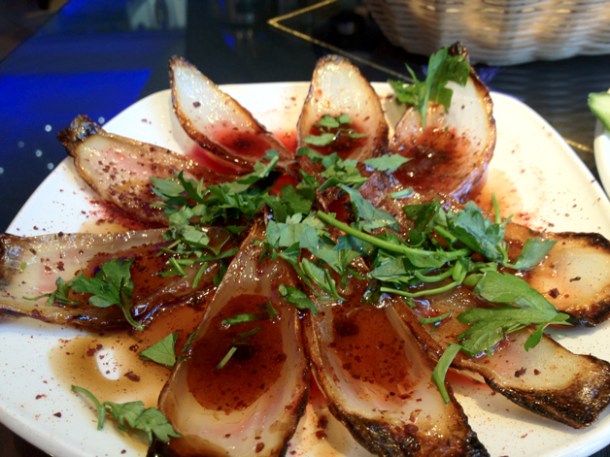 sucuc grilled onion accompaniment at ottoman