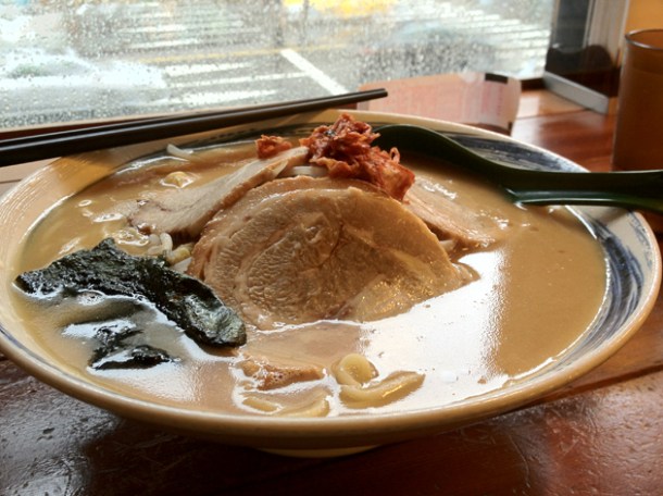 bbq pork miso ramen at akasaka ramen taipei