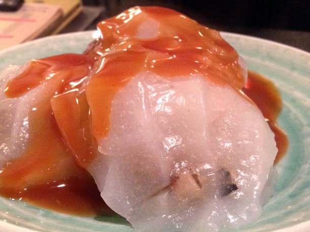 prawn dumplings at tu hsiao yueh