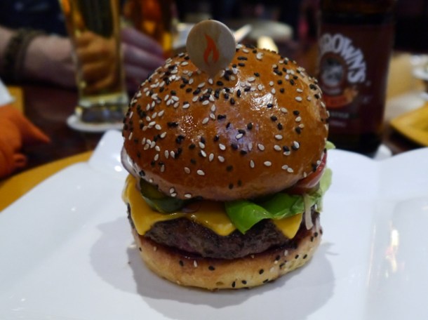 american burger at gordon ramsay burgr