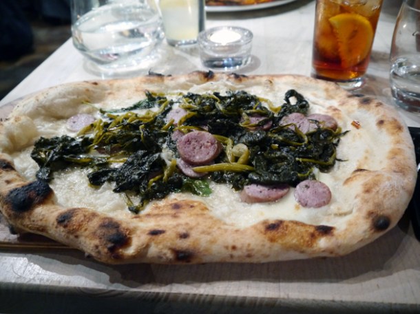 carmelo bianca pizza at rossopomodoro