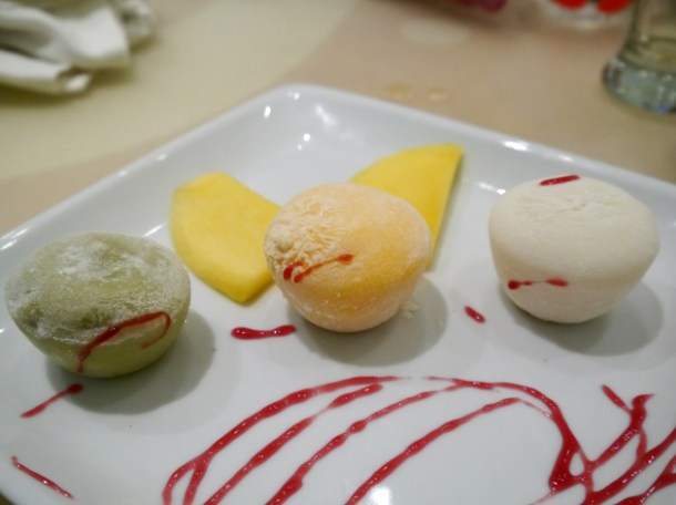 mochi ice cream at beijing noodle no 9