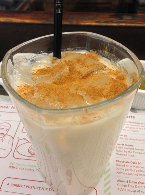 horchata at lupita