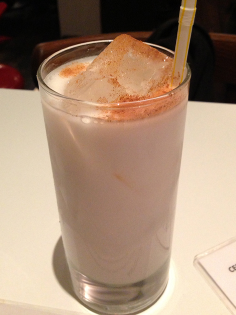 horchata at taqueria