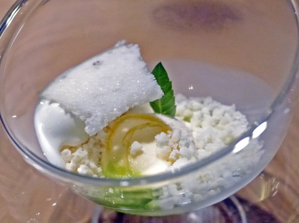 lemon sorbet at story