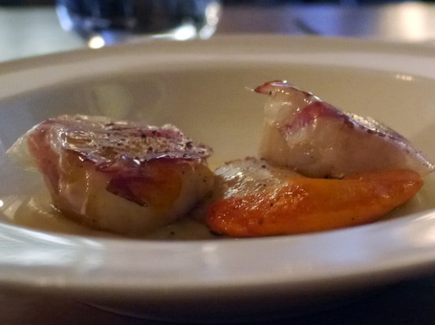 scallops at pizarro