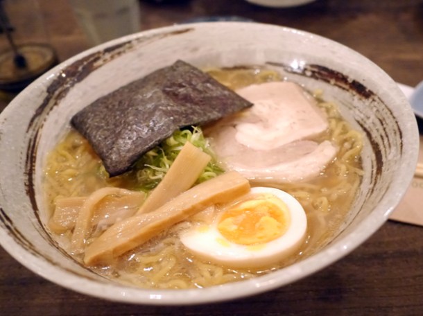 shio ramen at kirazu