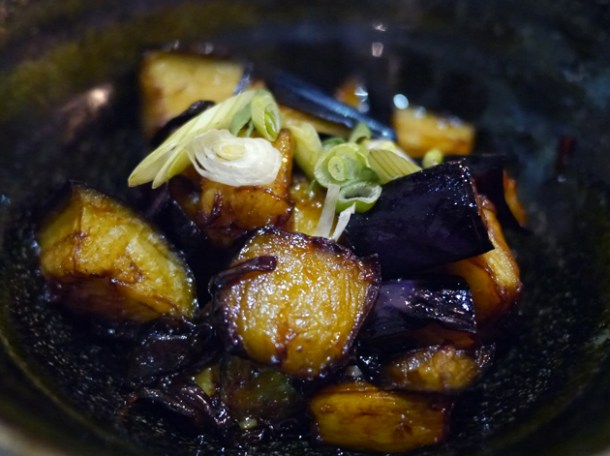 spicy aubergine at inamo piccadilly
