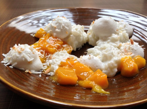 mango and coconut rice at picture great portland street