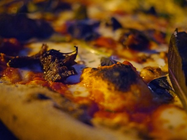 oxtail and horseradish cream pizza at homeslice